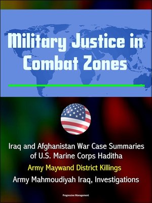 cover image of Military Justice in Combat Zones